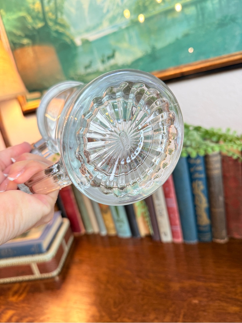 Vintage West German Beer Stein with Clipper Ship Pewter and Glass - Picture 8 of 12